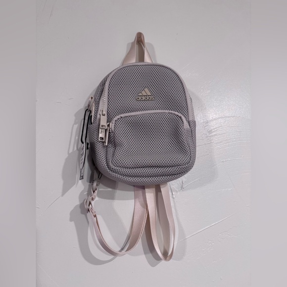 Adidas Cream Mini Backpack/New - Picture 12 of 12